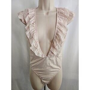 Victoria's Secret Teddy Women's Pink with Rose Gold Lingerie Size Small